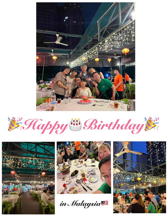 HappyBirthday in Malaysia-1｜世田谷・自由が丘　天使バレエスクール